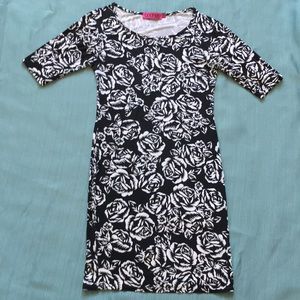 Black and white dress